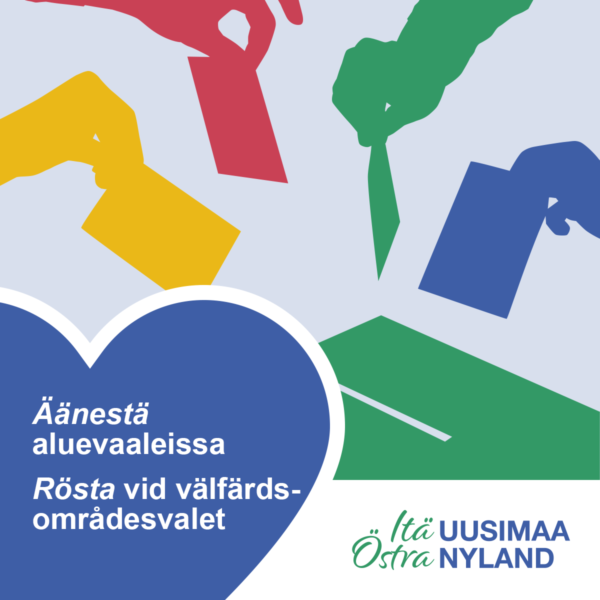 Aluevaalit sunnuntaina 23.1.2022