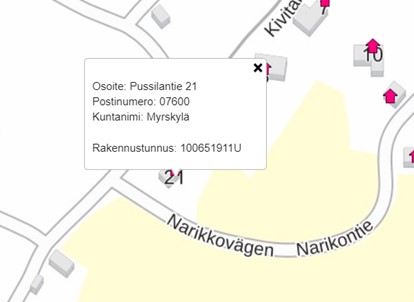 Rakennuksen purku Pussilantie 21